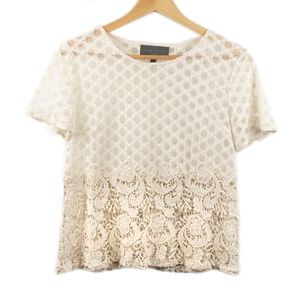 Anthropologie "Sunday in Brooklyn" | Lace Top | XS